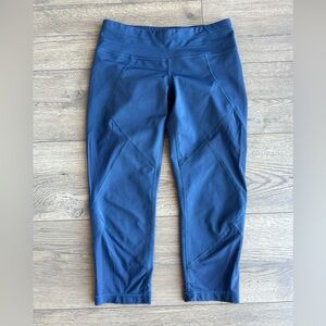Athleta Blue Cropped Leggings